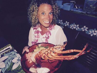 Langouste sur le lagon!